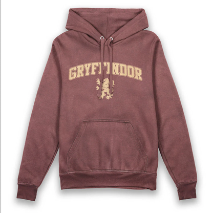 Felpa Grifondoro Harry Potter Vintage con Cappuccio - 5056438937109