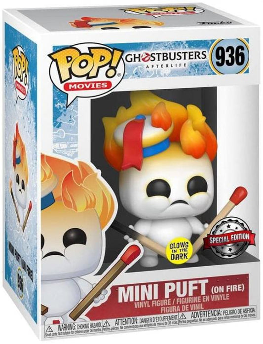 Funko Pop Tees Ghostbusters Unisex T-Shirt+Figure Glows In The Dark Stay Puft M - Smart Deal
