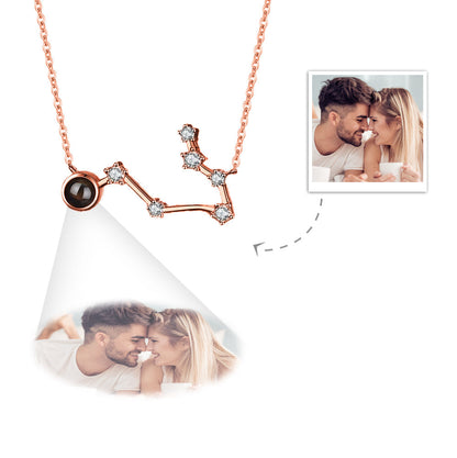 Collana Proiezione Foto con Costellazione Zodiaco Personalizzato
