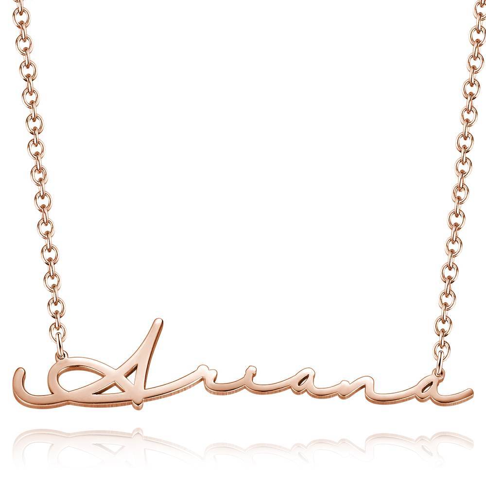 Collana con Nome Personalizzata Stile Firma Calligrafici idea regalo lei donna mamma