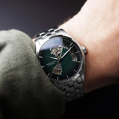 Hamilton Jazzmaster H32675160 – scheletrato automatico verde in acciaio