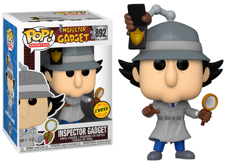 Funko Pop Inspector Gadget 892 Inspector Gadget Limited Edition Chase Vinyl 10cm