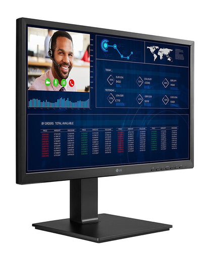 LG 24CQ651I-6P, 60,5 cm (23.8"), Full HD, Intel Pentium, 8 GB, 16 GB, IGEL OS - Nero [24CQ651I-6P.AEU]