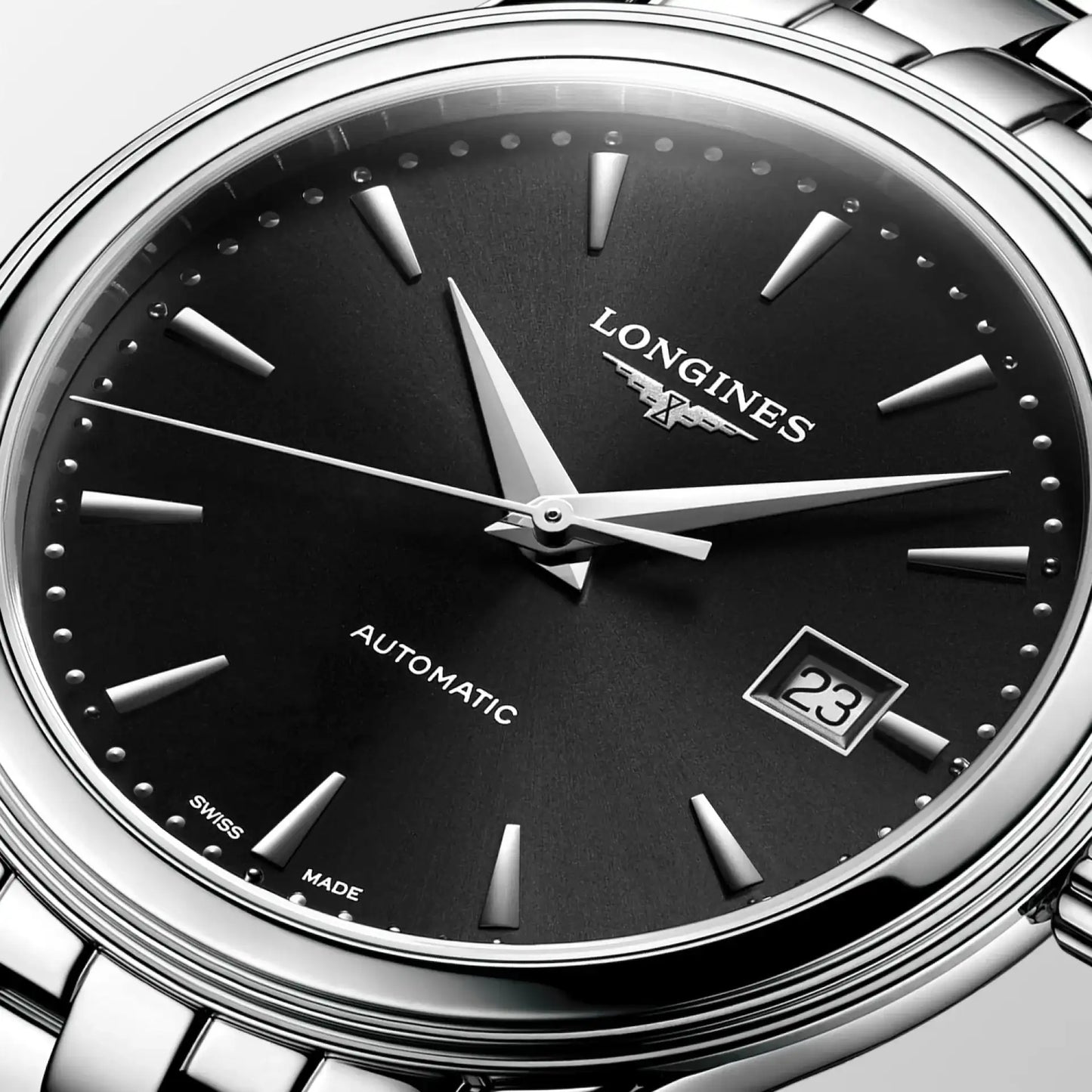 Longines Flagship Classic – Orologio automatico Swiss Made nero L4.984.4.59.6