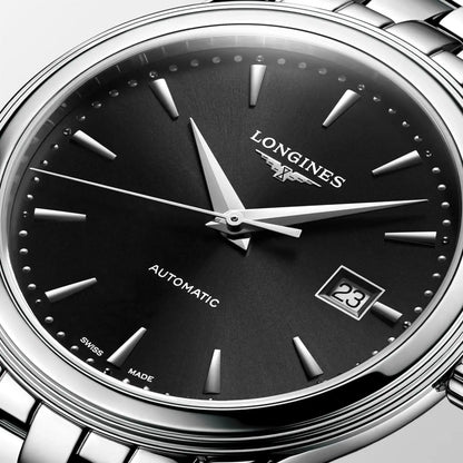 Longines Flagship Classic – Orologio automatico Swiss Made nero L4.984.4.59.6