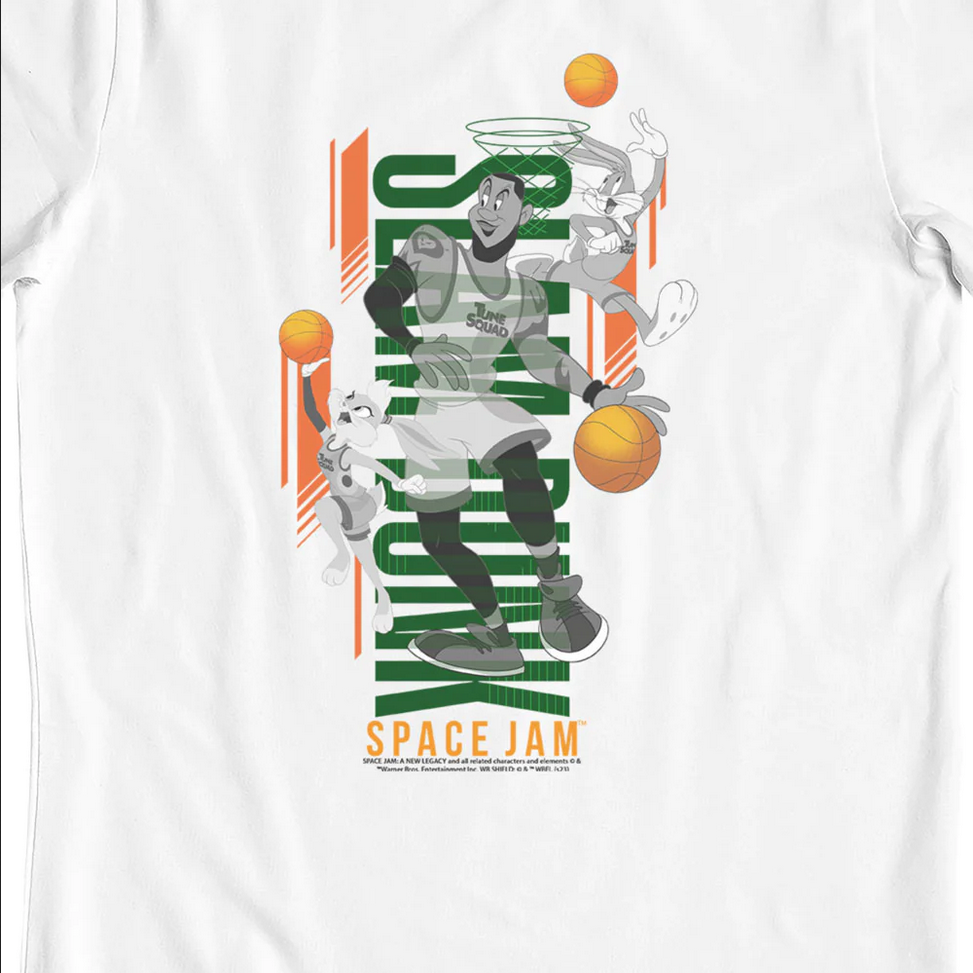 Maglietta Space Jam Slam Dunk Bambino 5056438946972 - T-Shirt Ufficiale Looney Tunes