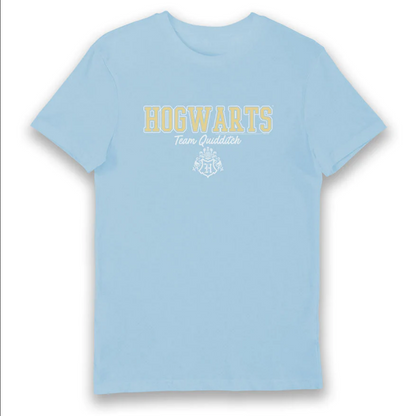 Maglietta Squadra Quidditch Hogwarts Harry Potter - T-Shirt Azzurra Ufficiale
