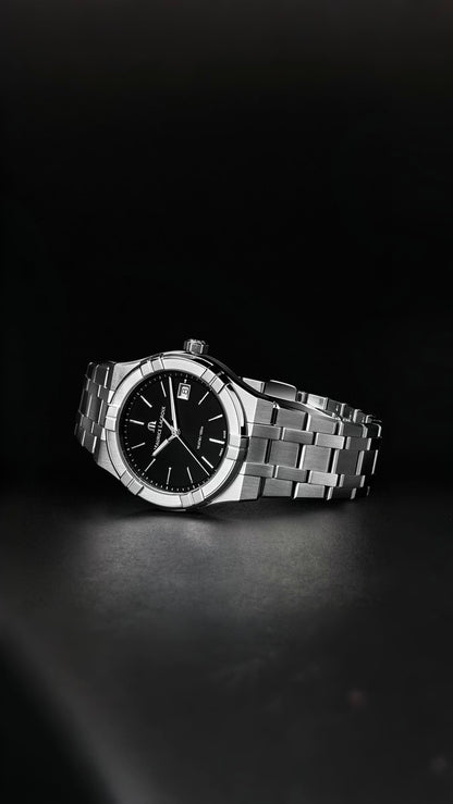 Maurice Lacroix Aikon Quartz Nero 40mm – Quarzo Swiss Made – AI1108-SS002-330-1
