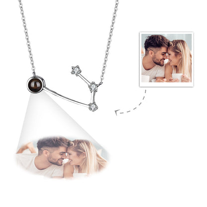 Collana Proiezione Foto con Costellazione Zodiaco Personalizzato