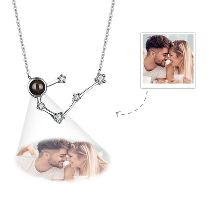 Collana Proiezione Foto con Costellazione Zodiaco Personalizzato