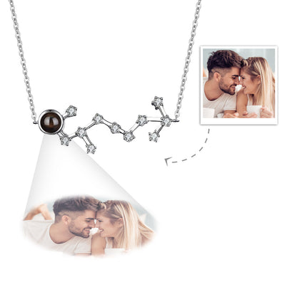 Collana Proiezione Foto con Costellazione Zodiaco Personalizzato