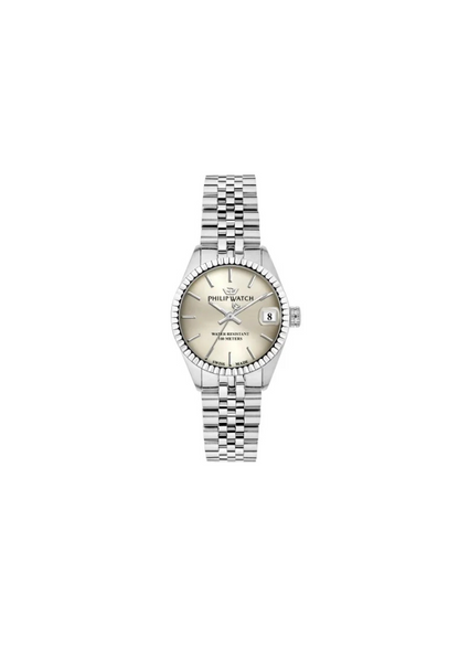 Philip Watch Caribe – Quarzo Swiss Made, quadrante avorio, 31mm – R8253597548