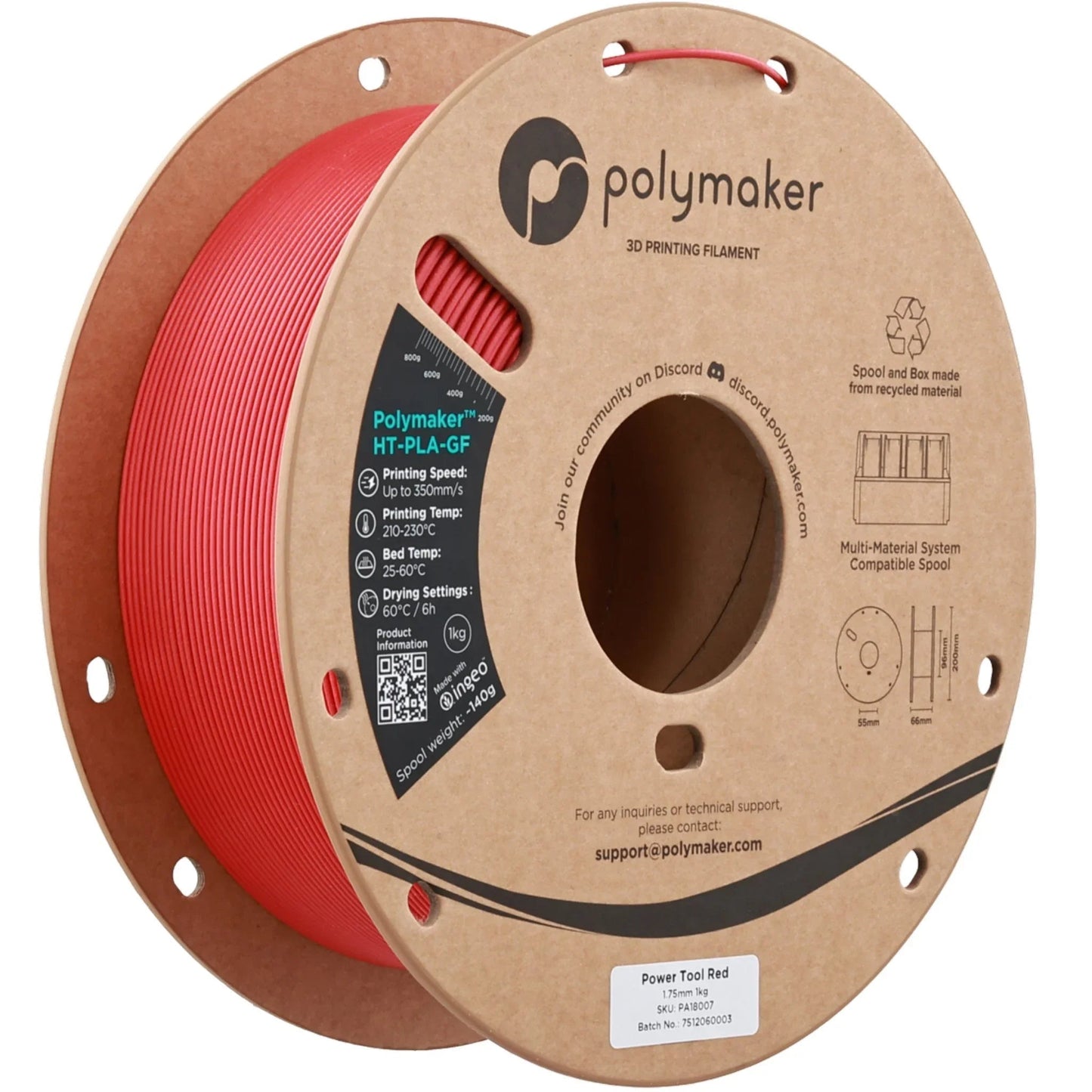 Polymaker HT-PLA-GF 1,75 mm 1 kg 3Digital