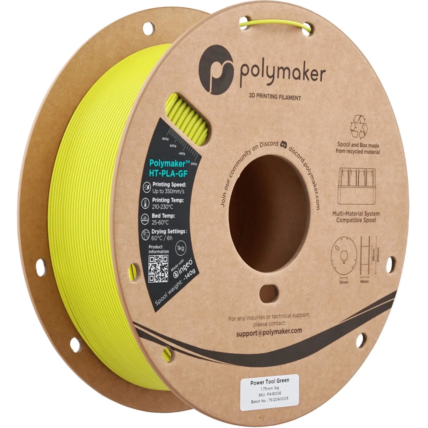 Polymaker HT-PLA-GF 1,75 mm 1 kg 3Digital