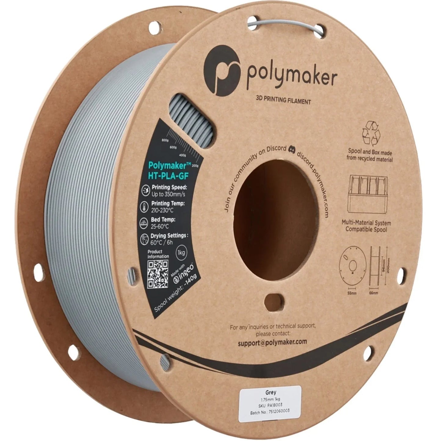Polymaker HT-PLA-GF 1,75 mm 1 kg 3Digital