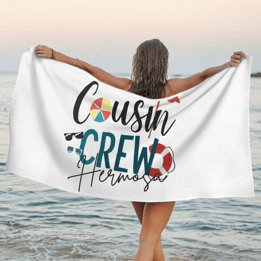 Telo Mare Personalizzato Cousin Crew Asciugamano Spiaggia Famiglia