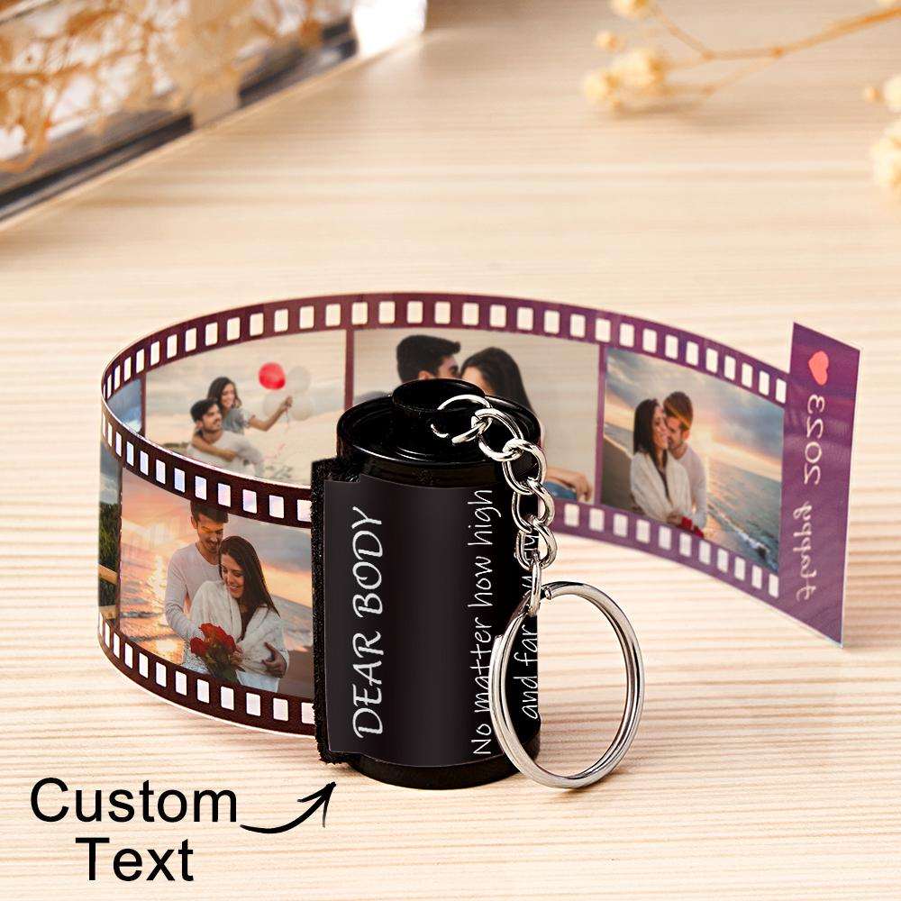Portachiavi Rullino Fotografico Personalizzato idea regalo papà
