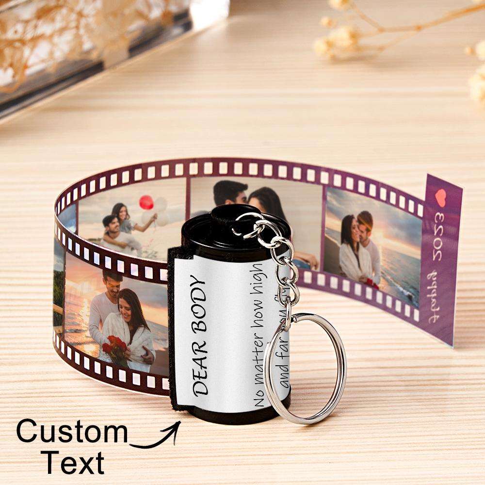 Portachiavi Rullino Fotografico Personalizzato idea regalo papà