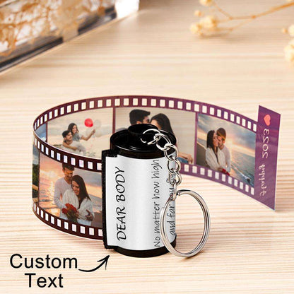Portachiavi Rullino Fotografico Personalizzato idea regalo papà