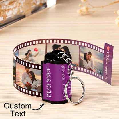 Portachiavi Rullino Fotografico Personalizzato idea regalo papà