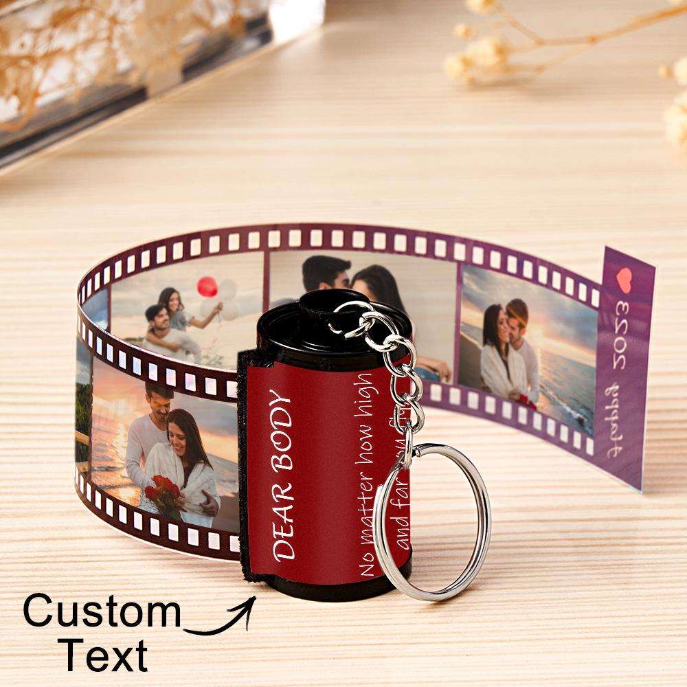 Portachiavi Rullino Fotografico Personalizzato idea regalo papà