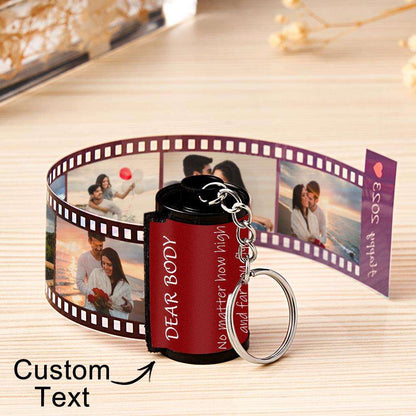Portachiavi Rullino Fotografico Personalizzato idea regalo papà