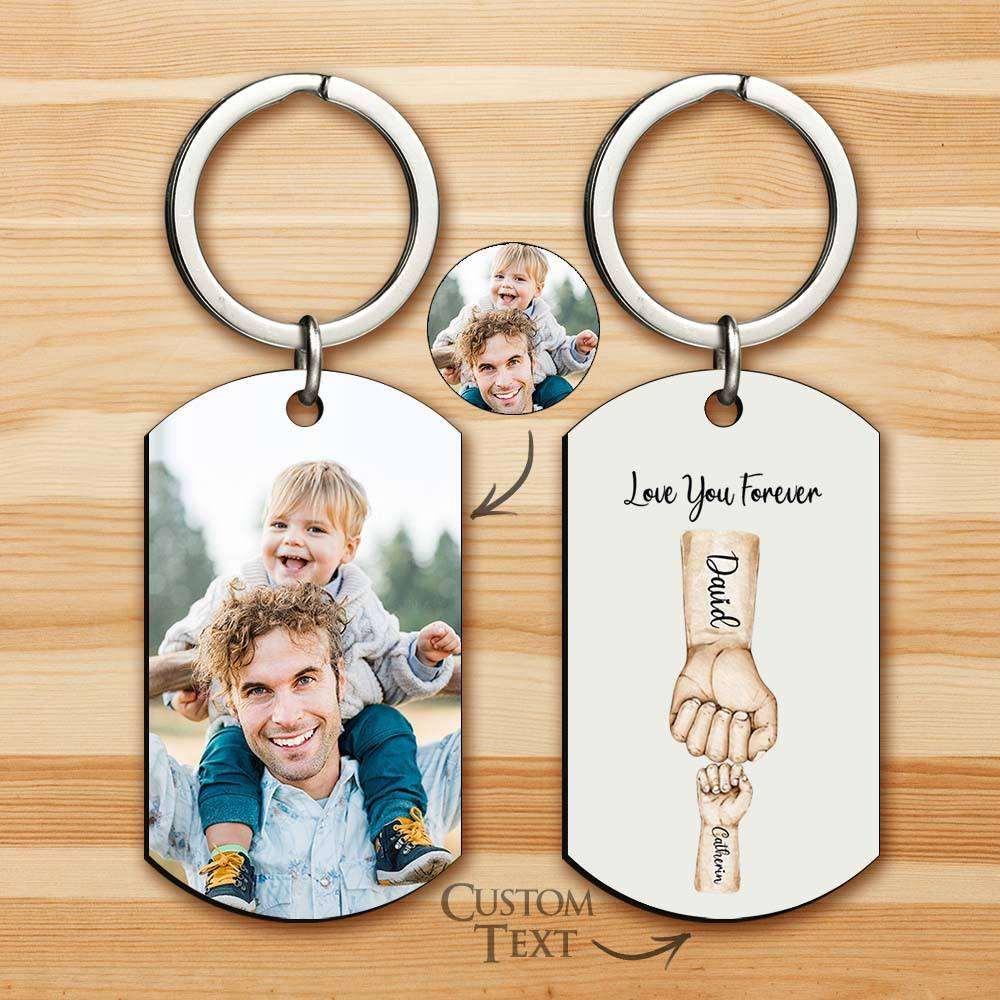 Portachiavi Personalizzato "Best Dad Ever" – Un Ricordo da Portare Sempre con Sé regalo papà