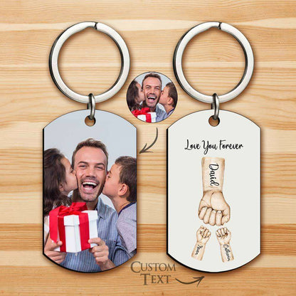 Portachiavi Personalizzato "Best Dad Ever" – Un Ricordo da Portare Sempre con Sé regalo papà