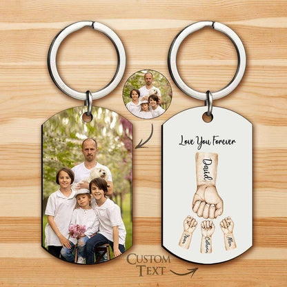 Portachiavi Personalizzato "Best Dad Ever" – Un Ricordo da Portare Sempre con Sé regalo papà