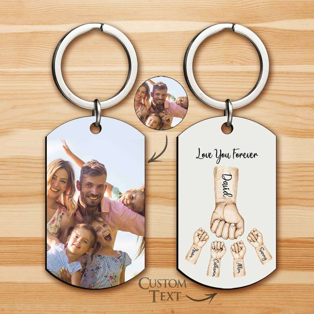 Portachiavi Personalizzato "Best Dad Ever" – Un Ricordo da Portare Sempre con Sé regalo papà