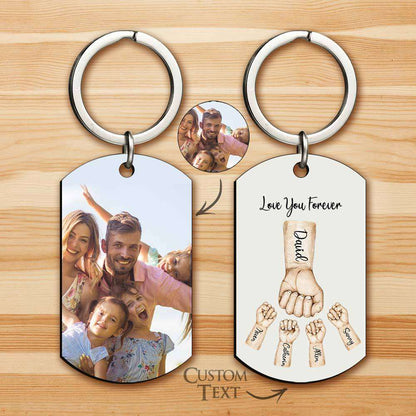 Portachiavi Personalizzato "Best Dad Ever" – Un Ricordo da Portare Sempre con Sé regalo papà