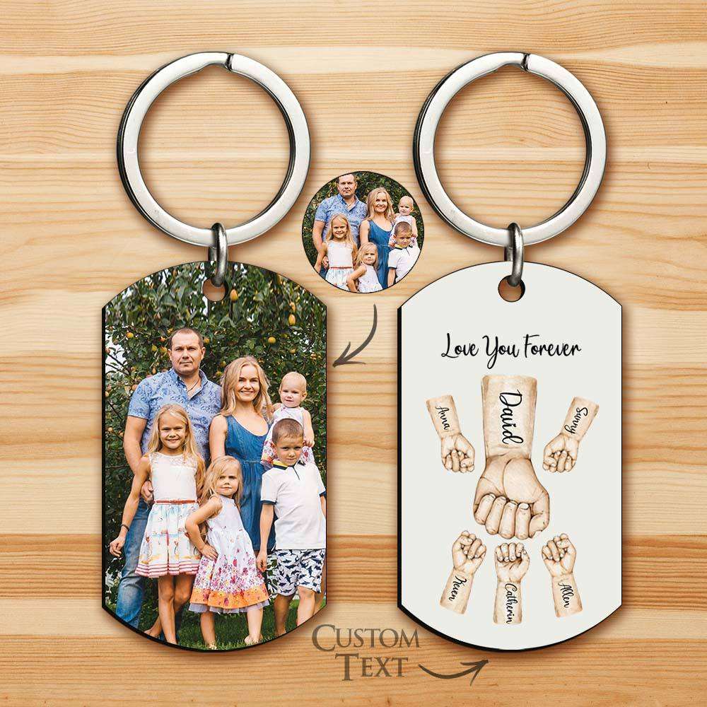 Portachiavi Personalizzato "Best Dad Ever" – Un Ricordo da Portare Sempre con Sé regalo papà