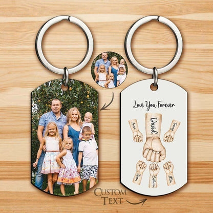 Portachiavi Personalizzato "Best Dad Ever" – Un Ricordo da Portare Sempre con Sé regalo papà