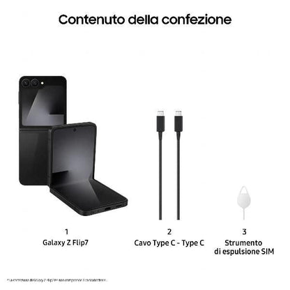 GALAXY Z FLIP7 FE 8+256GB BLACK [SM-F761BZKHEUE]