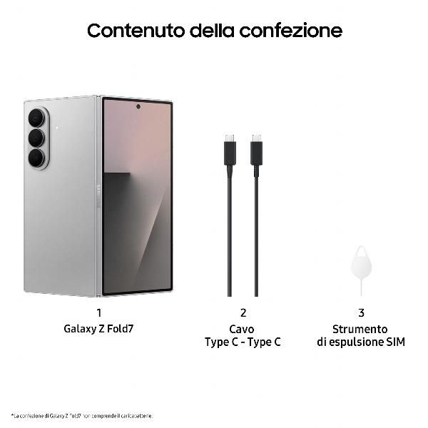 GALAXY Z FOLD7 12+256GB SILVER SHADOW [SM-F966BZSBEUE]
