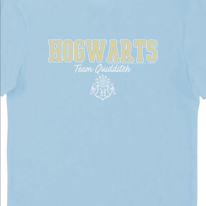 Maglietta Squadra Quidditch Hogwarts Harry Potter - T-Shirt Azzurra Ufficiale