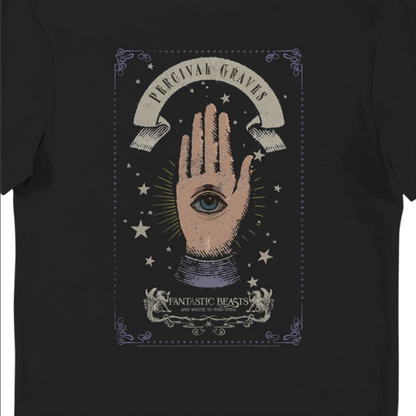 T-Shirt Animali Fantastici Percival Graves 5056438935990 - Maglietta Ufficiale Adulti Cotone