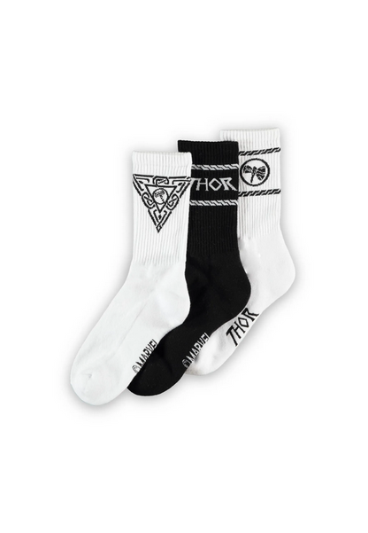 Marvel - Calze Thor Unisex - Confezione da 3 Paia