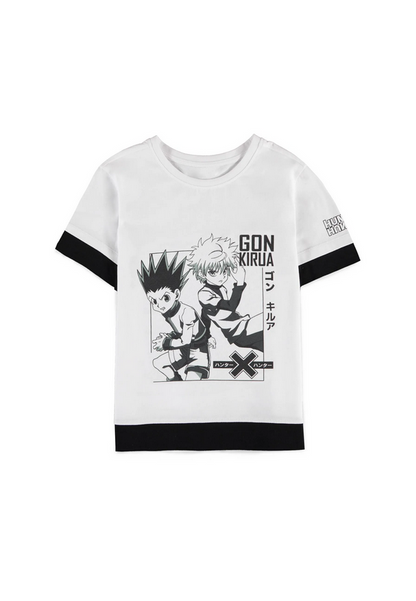 T-Shirt Hunter X Hunter Kirua Bianca - Maglietta Bambino Maniche Corte