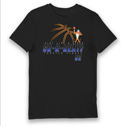 Kellogg's Frosties Tony The Tiger Gr-r-reat 52 Maglietta t-shirt per adulti Nera