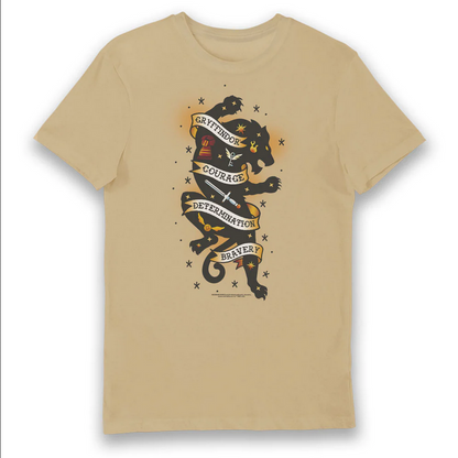 T-Shirt Harry Potter Grifondoro Tattoo - Maglietta Adulto Ufficiale