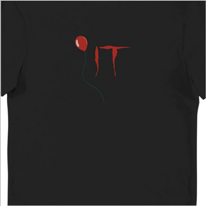 T-Shirt IT Pennywise Georgie Balloon You'll Float Too - Maglietta Nera Adulto