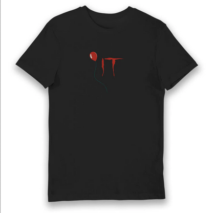 T-Shirt IT Pennywise Georgie Balloon You'll Float Too - Maglietta Nera Adulto