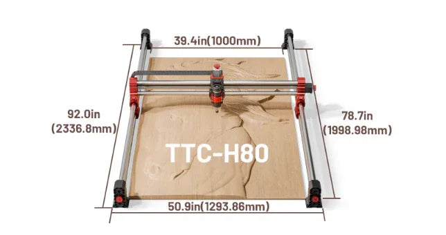 Macchina fresatrice CNC TwoTrees TTC-H80 3Digital