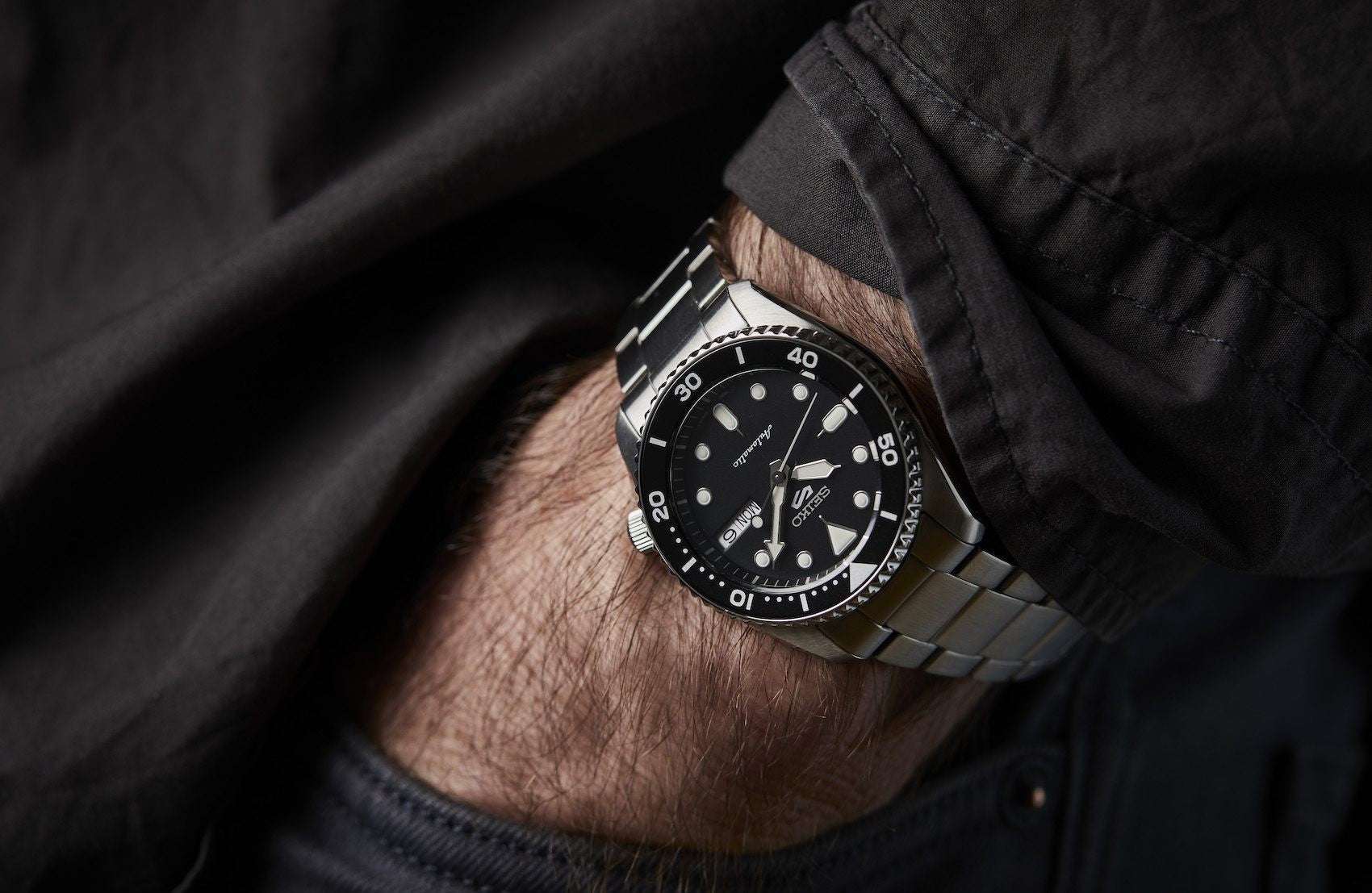 Seiko 5 Sports – Automatico, Black Dial, 42,5mm, SRPD55K1