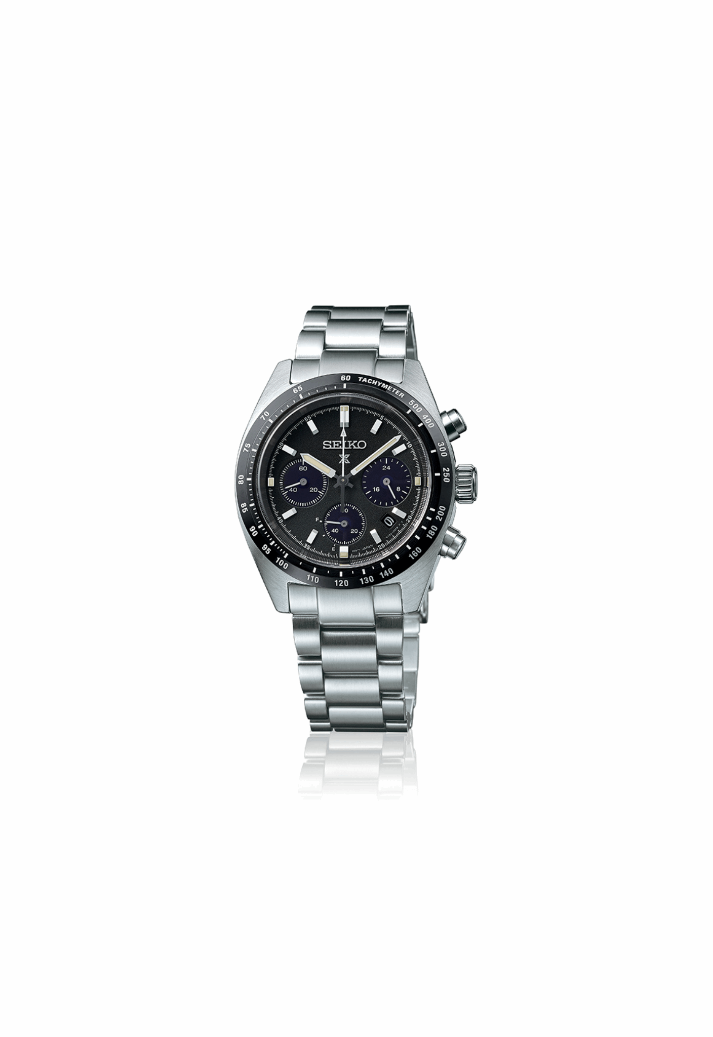 Seiko SSC819P1 – Cronografo Solare Speedtimer – Quadrante Nero – Cassa 39 mm – Codice SSC819P1