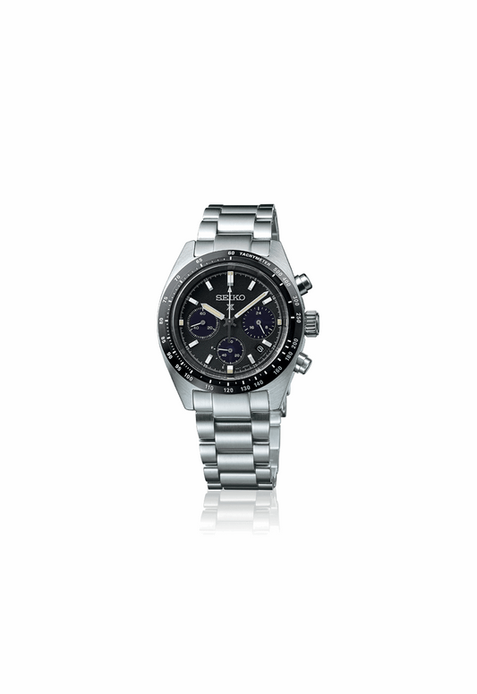 Seiko SSC819P1 – Cronografo Solare Speedtimer – Quadrante Nero – Cassa 39 mm – Codice SSC819P1
