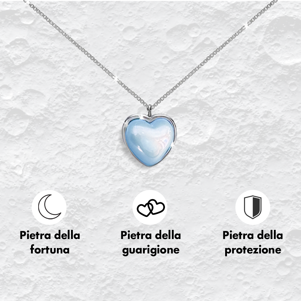 Collana Pietra di Luna in Argento Sterling 925 - A mia nonna
