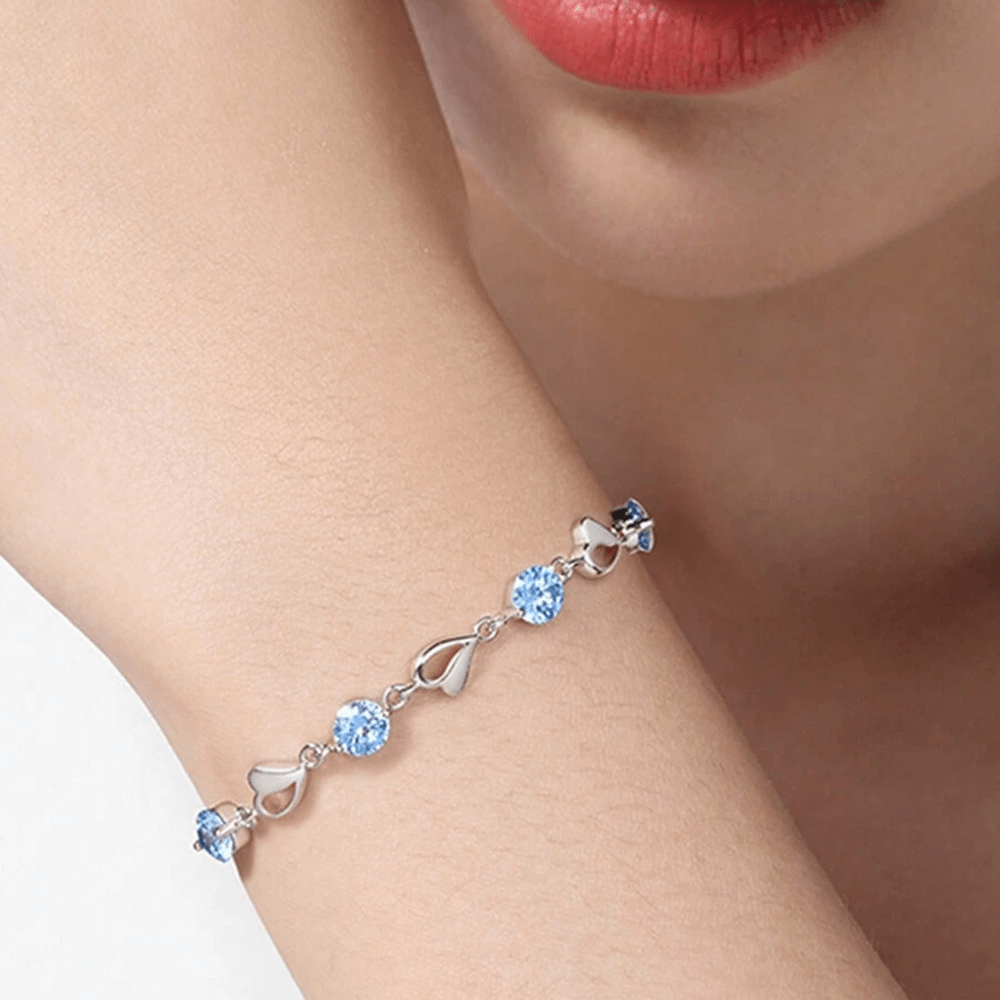 Bracciale Pietre Blu - Super Zia