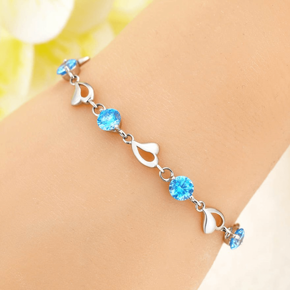 Bracciale Pietre Blu - Super Zia
